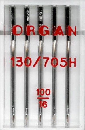 Igły półpłaskie ORGAN 130/705H uniwersalne 5x '100