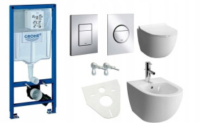 Stelaż Grohe+misa+bidet +bateria+stelaż Bidet