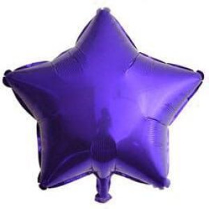 Balon 18" Gwiazda Fioletowa