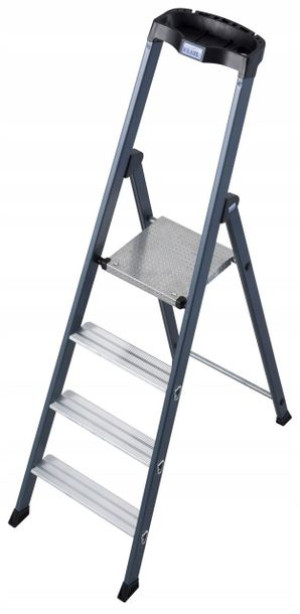 KRAUSE SePro S Drabina anodowana 1x4 124180 2,85m