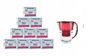 Maxfor 10szt Wkład Brita Maxtra + Dzbanek Gratis