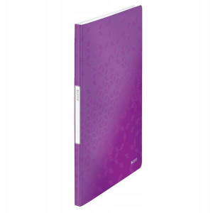 Album ofertowy 20 koszulek A4 Leitz WOW fioletowy