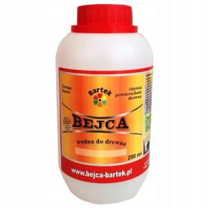 Bejca Wodna Do Drewna Bartek 450ml Głęboka Czarna