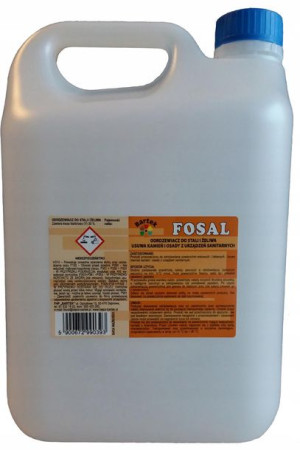 Fosol, Fosal Odrdzewiacz Do Stali I Żeliwa 5l + 5%