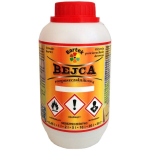 Bejca Rozpuszczalnikowa Bartek 450ml 120 Kolorów