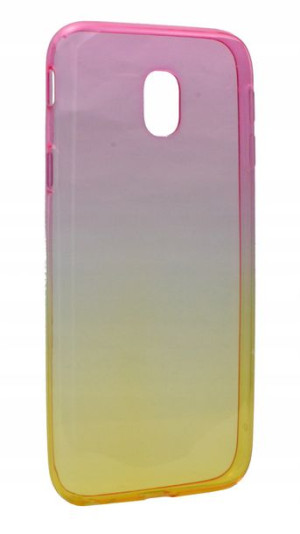 ETUI GUMA Slim Ombre do Samsung J3 2017 J330 różow