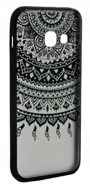 Etui Case Koronka Serw Samsung A3 2017 czarny