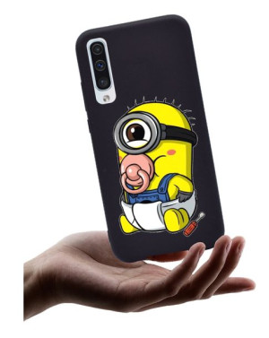 Etui back case matt do Samsung A50 WZORY NADRUKI