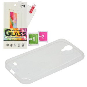 Etui Ultra Slim 0.3mm Samsung Galaxy S4 + Szkło 9h