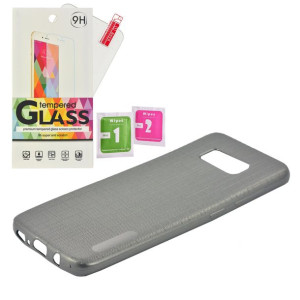 Etui Plecki Pokrowiec CLOTH CASE Szary Samsung S8