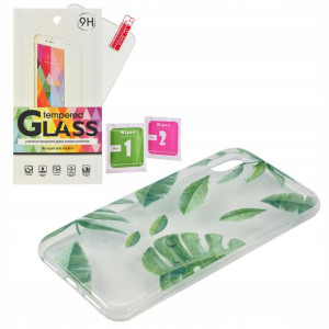 ETUI GUMA Tropico Summer Apple Iphone X + SZKŁO