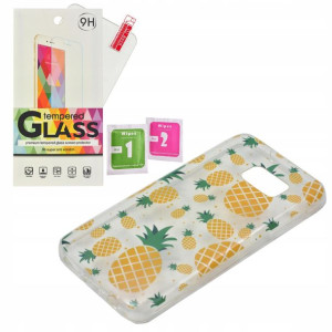 ETUI GUMA Ananas Summer do Samsung Galaxy S7 szkło