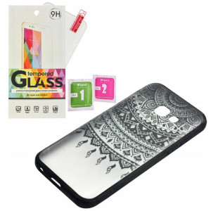 Etui Case Koronka Serw Samsung A3 2017 + szklo cza