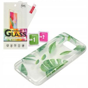 ETUI GUMA Liście Summer do Samsung Galaxy S7 szkło