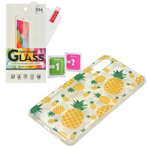 ETUI GUMA Ananas Summer do Huawei P20 Pro szkło