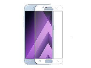 Szkło Hartowane Cały Ekran Samsung A3 2017 Biały