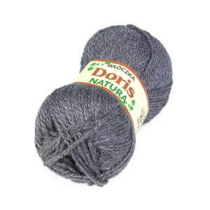 Włóczka Doris 244 C.Popielaty