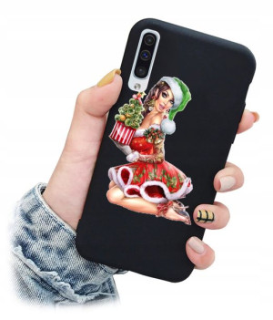 Etui Case Prezent świąteczne wzory do Samsung A50
