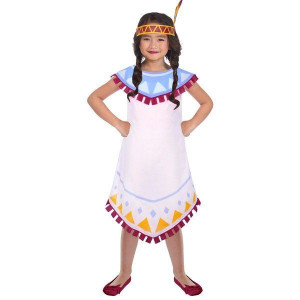 Strój Mała Indianka Indianki Indiański Opaska - 128