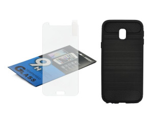 Etui Carbon Case do Samsung J3 2017 J330 czarny