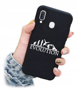 Etui case Matowe Matt wzory do Samsung A20e +szkło