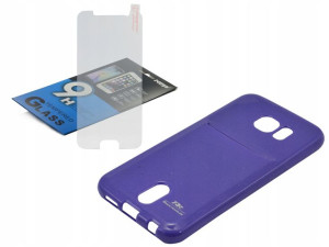Etui Guma Case Roar Card do Samsung S6 fiolet sz