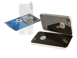 Etui Case Mirror Lustro do Iphone 5 5s 5g SE czarn