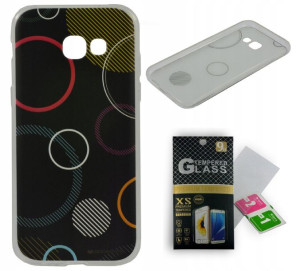 Etui Mercury DaVinci do Samsung A5 2017 szkło czar
