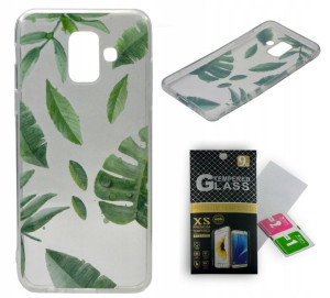 ETUI GUMA Tropico Summer do Samsung A6 2018 SZKŁO
