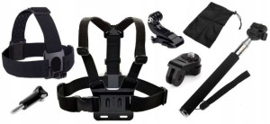 Monopod Szelki Klatka Głowa Zestaw Sony Action Cam