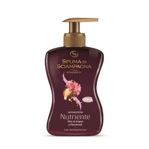 Spuma di Sciampagna Argan i paczuli - Odżywcze mydło w płynie (400 ml)