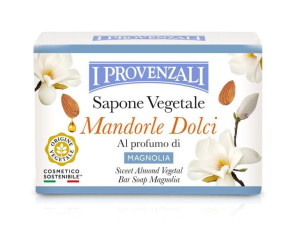 I Provenzali Magnolia - Mydło roślinne do rąk w kostce (100 g)