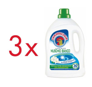 Chante Clair Białe piżmo - Płyn do prania (3 x 1,35 L)