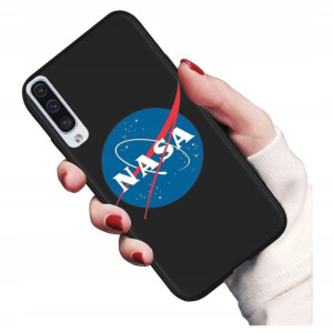 Etui czarne matowe do Samsung A30S Wzory Case