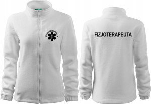 Polar medyczny HAFT Fizjoterapeuta damski L biał
