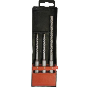 Zestaw wierteł do betonu SDS+ 5 6 8 mm