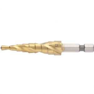 Wiertło stopniowe do metalu 4-12mm stożkowe