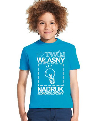 KOSZULKA koszulki z WŁASNYM NADRUKIEM napisem 134