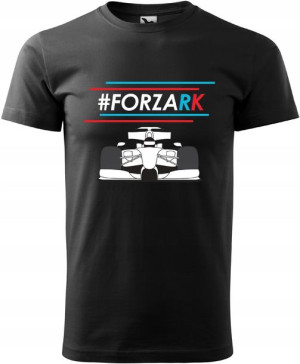 FORZA KUBICA RK dla kibica F1 męska czarna XL ver4
