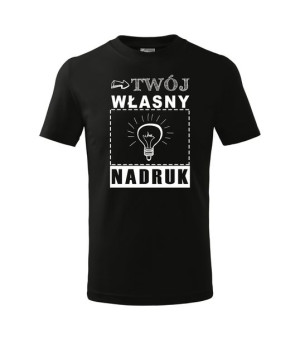 KOSZULKA koszulki z WŁASNYM NADRUKIEM napisem XXL