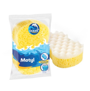 Ocean gąbka do kąpieli i masażu Motyl