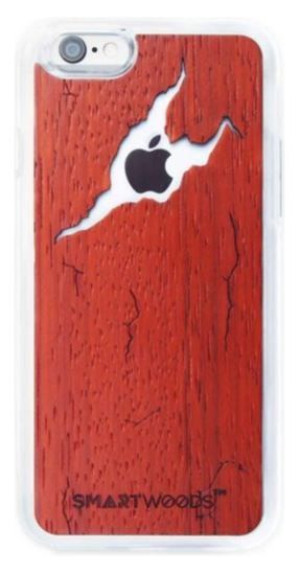 Smart Woods Cracked Red - etui do iPhone 6/6S