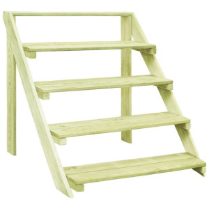 Stojak na kwiaty, 80x80x80 cm, impregnowane drewno sosnowe