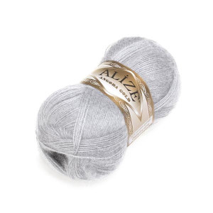 Włóczka Angora Gold 208 J.Popielaty