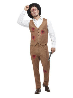 Strój Gangster Zombie Clyde Halloween - L