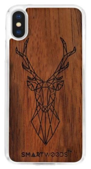 Smart Woods Deer Clear - etui do iPhone X/Xs