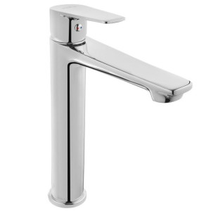 Invena Dokos bateria umywalkowa wysoka chrom BU-19-W01