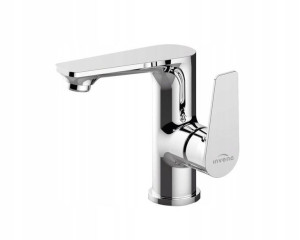 Invena Dokos bateria umywalkowa chrom boczny mieszacz BU-19-OB1