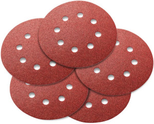 Papier ścierny dysk krążek 125mm 8 otworów P100