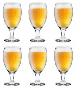 Pokale kufle szklanki do piwa gładki 6szt. 500ml